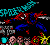Заставка игры Spider-Man: Return of the Sinister Six